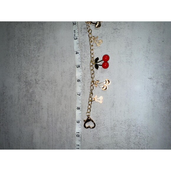 Red Cherry purse Charm Novelty Chain Strap - Picture 7 of 8